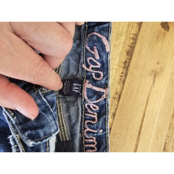 Gap Baby 18-24 Months Girls Denim Jean & Shirt Lot Bohemian Preppy Floral - Picture 16 of 16